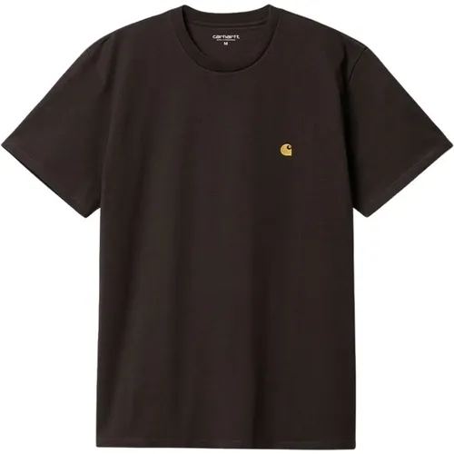 Minimalistisches Chase T-Shirt , Herren, Größe: S - Carhartt WIP - Modalova