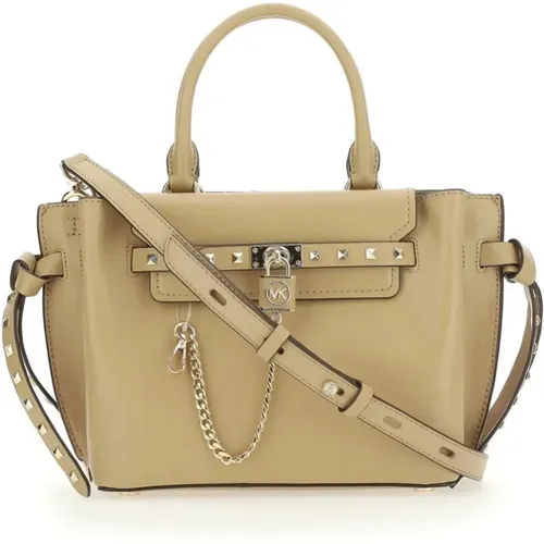 Legacy Camel Leather Satchel Bag , female, Sizes: ONE SIZE - Michael Kors - Modalova