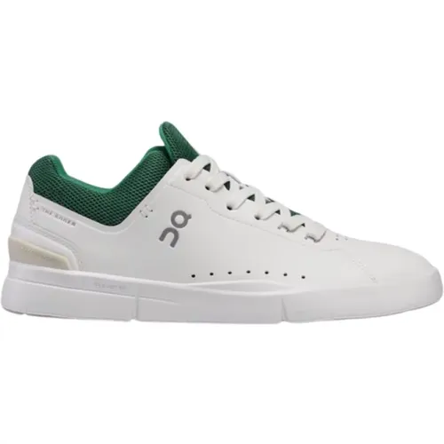 White Running Shoes with Green Details , male, Sizes: 11 UK, 7 UK - ON Running - Modalova