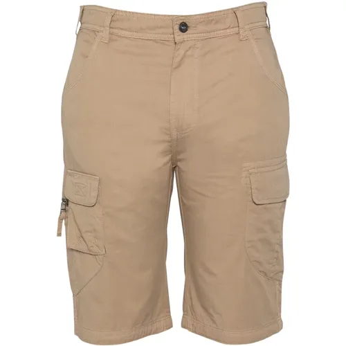 Cargo Shorts - Multipockets , Herren, Größe: W28 - Schott NYC - Modalova