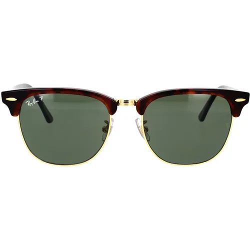 Classic Clubmaster Sunglasses Polarized , unisex, Sizes: 55 MM - Ray-Ban - Modalova