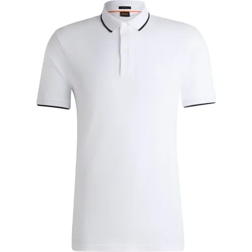 Slim Fit Polo Shirt , Herren, Größe: S - Boss - Modalova