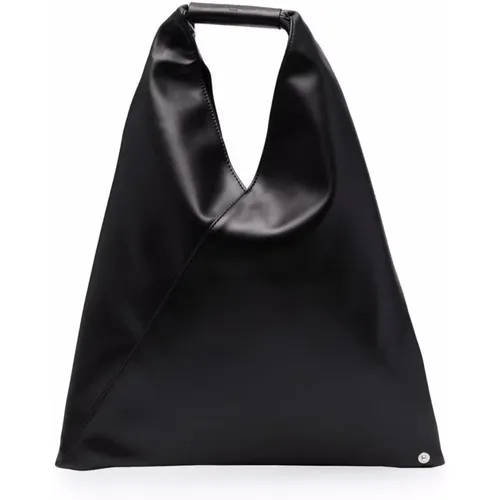 Schwarze Japanische Handtasche - MM6 Maison Margiela - Modalova