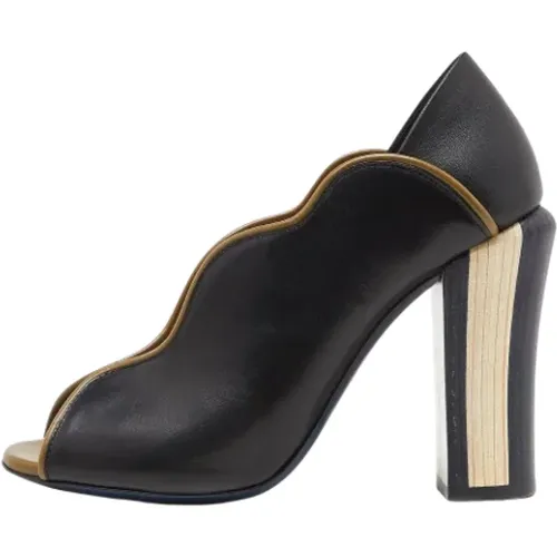 Pre-owned Leather sandals , female, Sizes: 3 UK - Fendi Vintage - Modalova