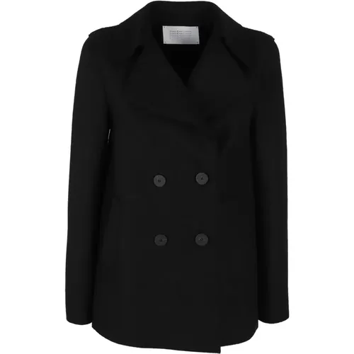 Klassischer Peacoat für zeitlosen Stil , Damen, Größe: L - Harris Wharf London - Modalova