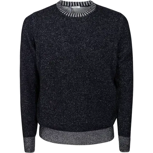 Cashmere Crew Neck Sweater,Eleganter Cashmere Rundhalspullover - Malo - Modalova