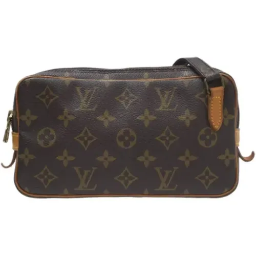 Pre-owned Canvas schultertasche , Damen, Größe: ONE Size - Louis Vuitton Vintage - Modalova