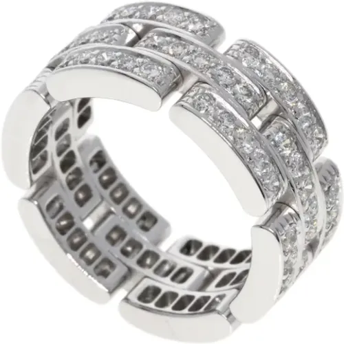 Pre-owned White Gold rings , female, Sizes: ONE SIZE - Cartier Vintage - Modalova