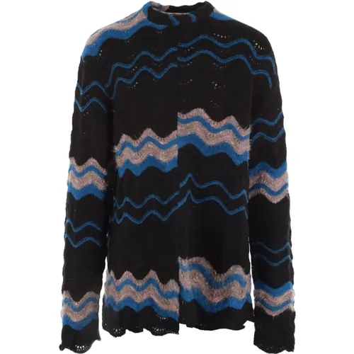 Broken Waves Sweater , male, Sizes: M, L, XL - Vitelli - Modalova