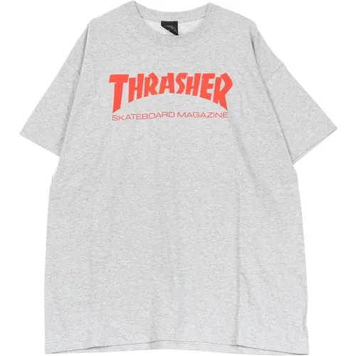 Skatemag Tee Herren T-Shirt Grau/rot - Thrasher - Modalova