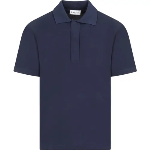 Thunder Cotton Polo Shirt , male, Sizes: M, XL, S - Lanvin - Modalova