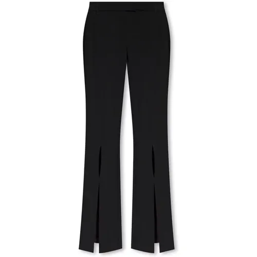 Trousers with slits , female, Sizes: S - Versace Jeans Couture - Modalova