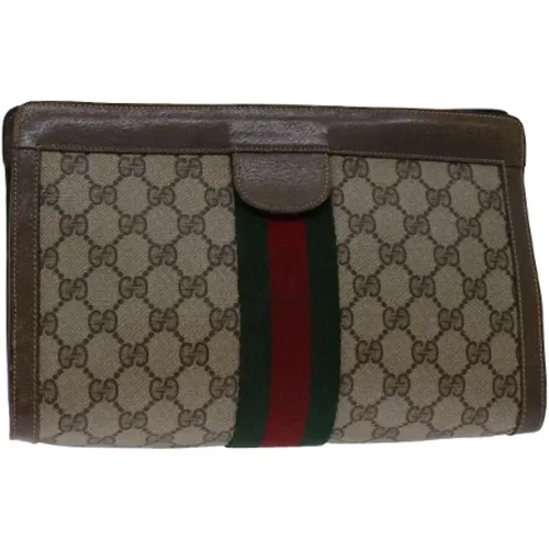 Pre-owned Leder clutches - Gucci Vintage - Modalova