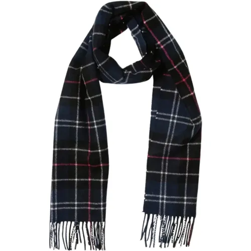 Checkered Wool Scarf , male, Sizes: ONE SIZE - Barbour - Modalova