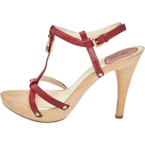 Pre-owned Leather sandals , female, Sizes: 5 1/2 UK - Dior Vintage - Modalova