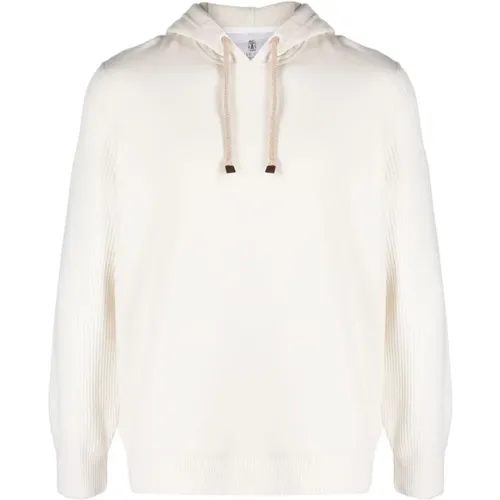 Hoodie , male, Sizes: M - BRUNELLO CUCINELLI - Modalova