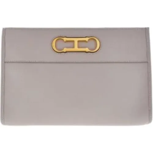 Gold Initials Insignia Clutch - Carolina Herrera - Modalova