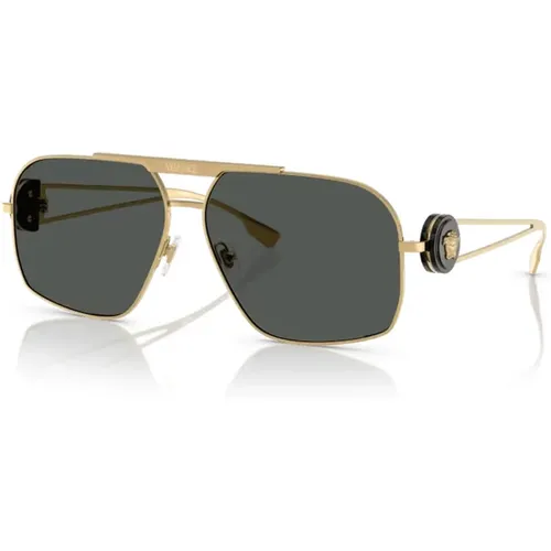 Bold Aviator Sunglasses , male, Sizes: 62 MM - Versace - Modalova