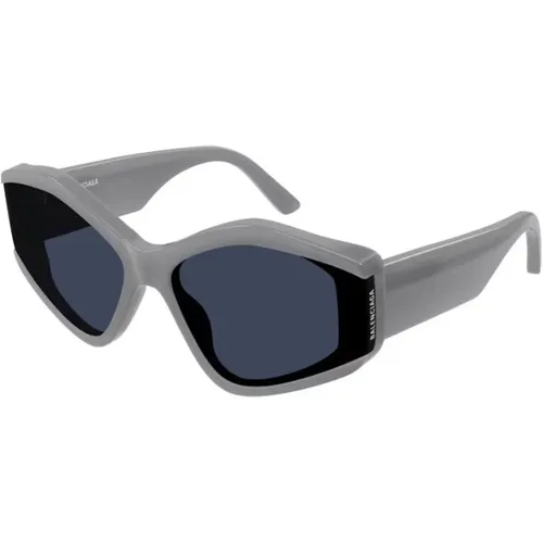 Chic Grey Blue Lens Sunglasses Women , female, Sizes: 66 MM - Balenciaga - Modalova