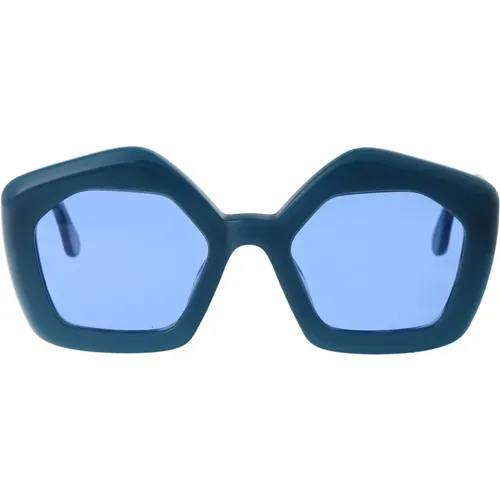 Laughing Waters Sunglasses , female, Sizes: 51 MM - Marni - Modalova