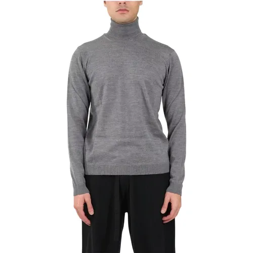 Merinowolle Rollkragenpullover - Roberto Collina - Modalova