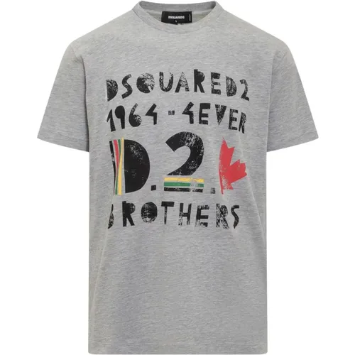 Urban Jamaica T-Shirt für Männer , Herren, Größe: M - Dsquared2 - Modalova