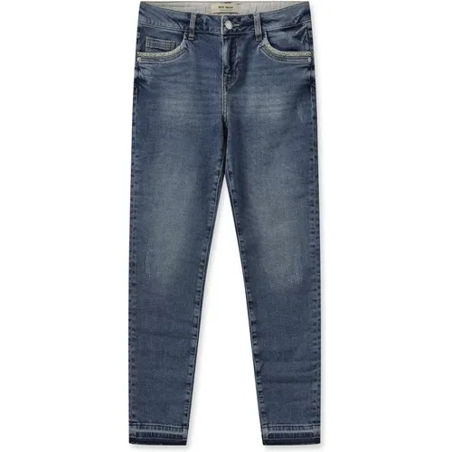 Slim-Fit Mateos Jeans mit Bestickten Details - MOS MOSH - Modalova