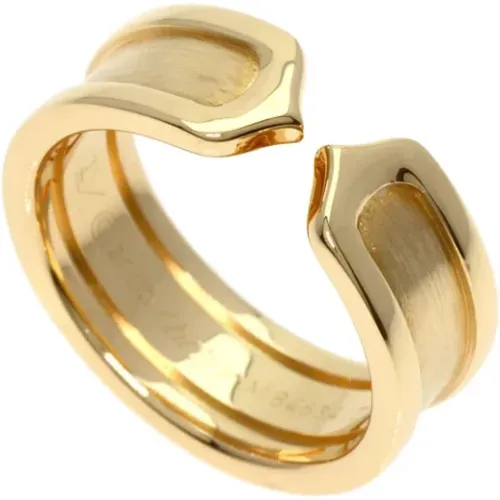 Pre-owned Gold rings , female, Sizes: ONE SIZE - Cartier Vintage - Modalova