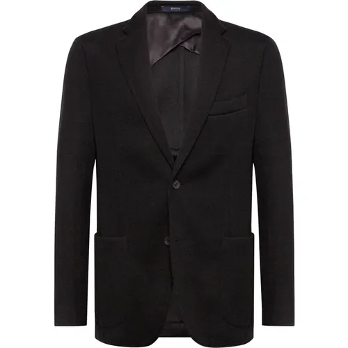 Woll-Jersey-Blazer Stil Bari , Herren, Größe: 3XL - Boggi Milano - Modalova