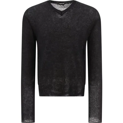 Mohair Sweater , male, Sizes: L, M - Tom Ford - Modalova