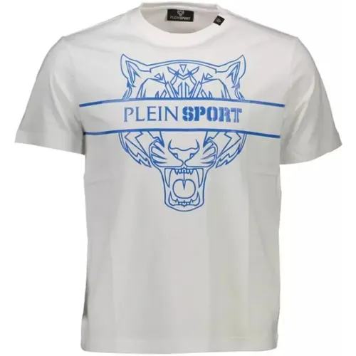 Logo Tee with Round Neck , male, Sizes: 2XL, M, S, XL, L - Plein Sport - Modalova