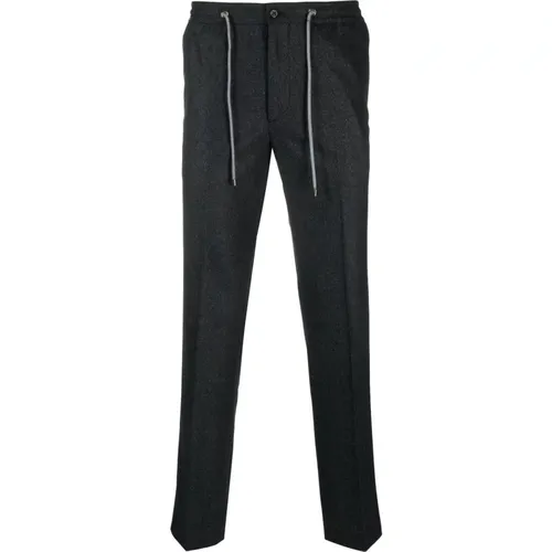 Super 100's Wool Trousers with Drawstring , male, Sizes: XL - Corneliani - Modalova