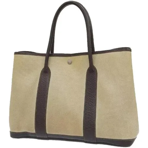 Pre-owned Canvas handbags , ONE SIZE - Beige - Modalova