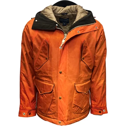 Waxed Fisherman Parka , male, Sizes: 2XL - Manifattura Ceccarelli - Modalova