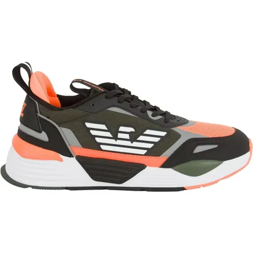 Ace Runner , male, Sizes: 10 2/3 UK, 12 2/3 UK, 6 2/3 UK, 8 UK - Emporio Armani EA7 - Modalova