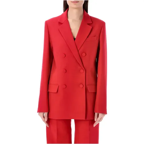 Roter Crepe Couture Blazer - Valentino Garavani - Modalova