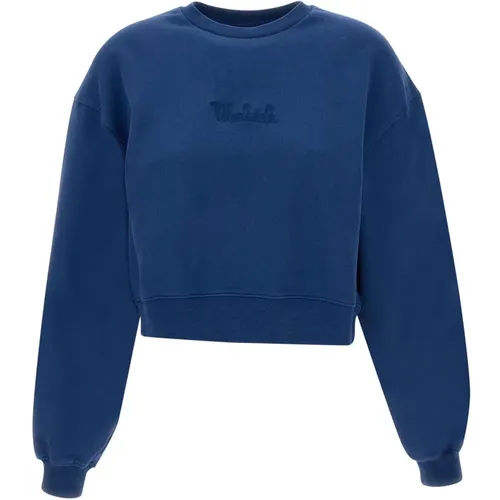 Sweaters for Men , female, Sizes: L, M, S - Woolrich - Modalova