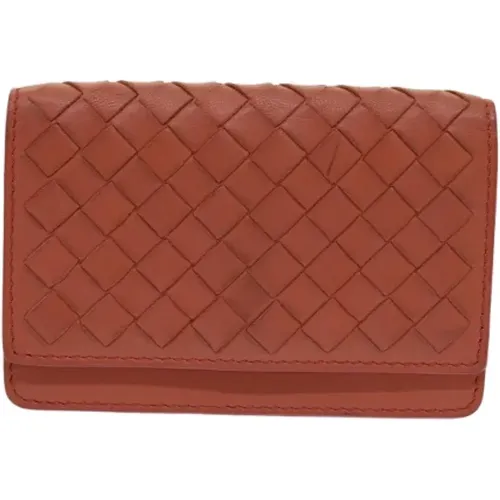 Pre-owned Leather wallets , female, Sizes: ONE SIZE - Bottega Veneta Vintage - Modalova