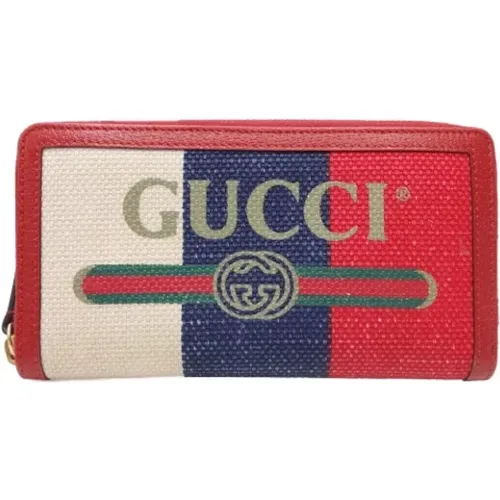 Pre-owned Canvas wallets , female, Sizes: ONE SIZE - Gucci Vintage - Modalova