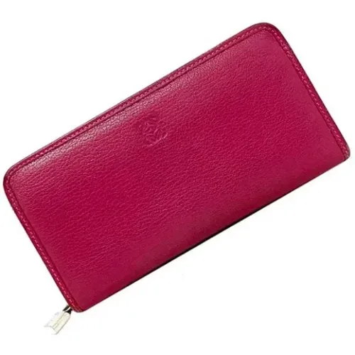 Pre-owned Leather wallets , female, Sizes: ONE SIZE - Loewe Pre-owned - Modalova