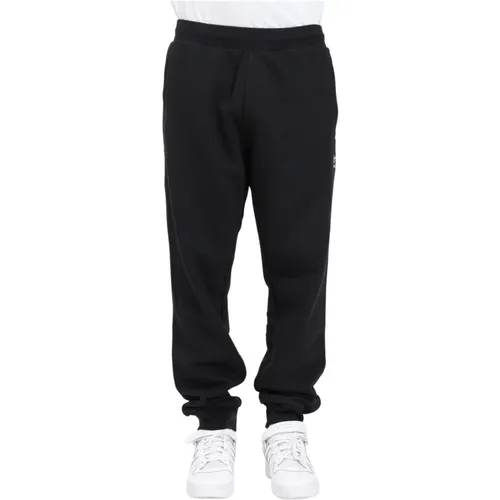 Schwarze Slim Fit Hose mit Reißverschlusstaschen , Herren, Größe: XS - adidas Originals - Modalova