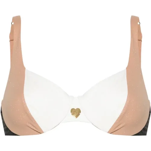 Schicker Nougat Nero Bikini Top , Damen, Größe: 75C EU - Twinset - Modalova