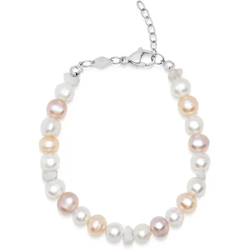 Women`s Pastel Pearl Bracelet , female, Sizes: XS, S, M - Nialaya - Modalova