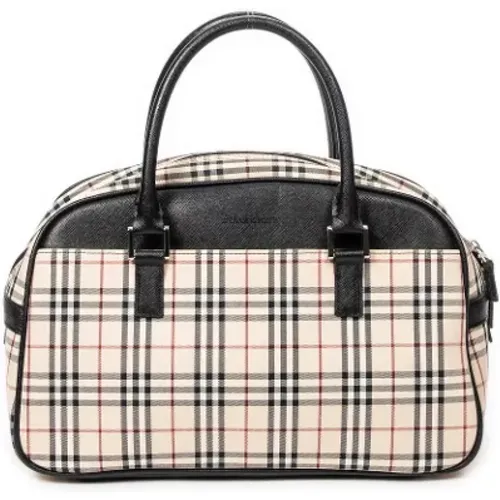 Pre-owned Canvas travel-bags , female, Sizes: ONE SIZE - Burberry Vintage - Modalova