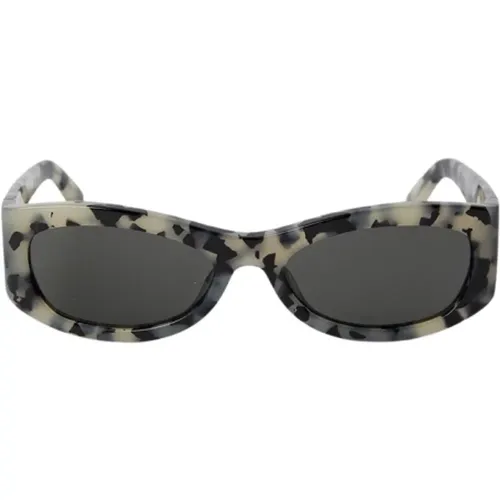 Retro Oval Sunglasses , unisex, Sizes: 57 MM - Ambush - Modalova