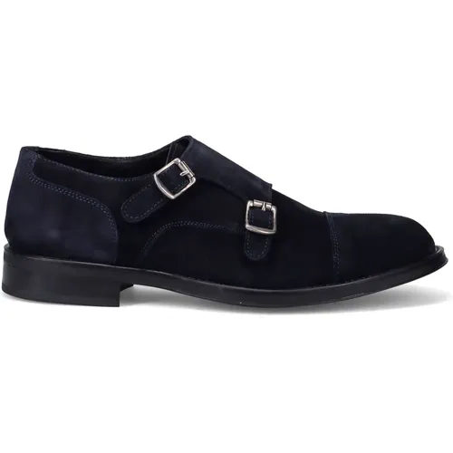 Double Monkstrap Shoe , male, Sizes: 9 UK, 7 UK, 8 UK - Sangiorgio - Modalova