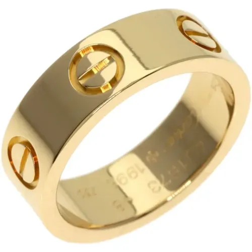 Pre-owned Gold rings , female, Sizes: ONE SIZE - Cartier Vintage - Modalova