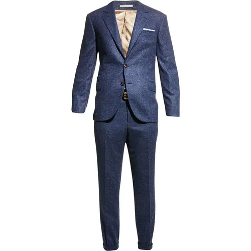 Wool Suit with Button Closure , male, Sizes: 2XL - BRUNELLO CUCINELLI - Modalova