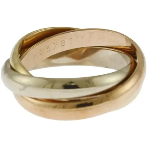 Pre-owned Rose Gold rings , female, Sizes: ONE SIZE - Cartier Vintage - Modalova