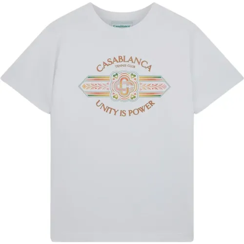 Stylisches Unity Power T-Shirt , Herren, Größe: S - Casablanca - Modalova